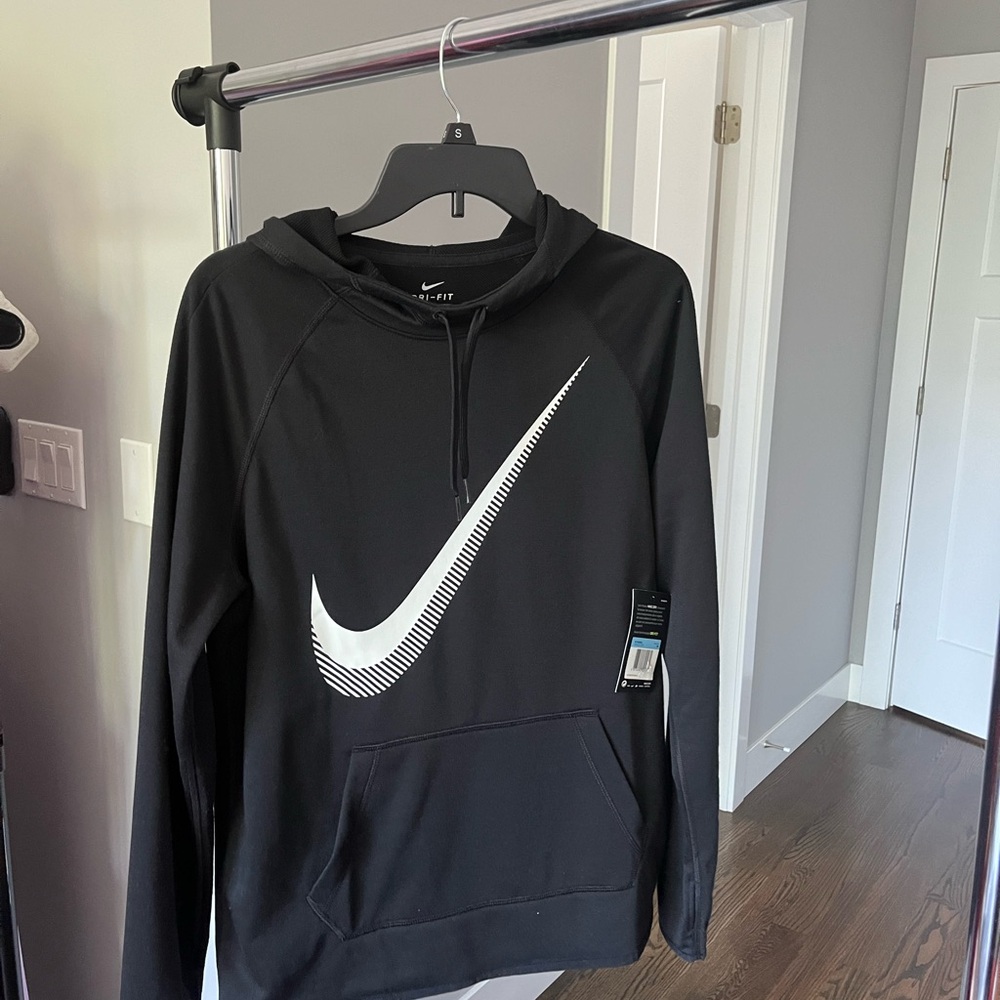 Nike Black Dri-Fit Hoodie Sweatshirt